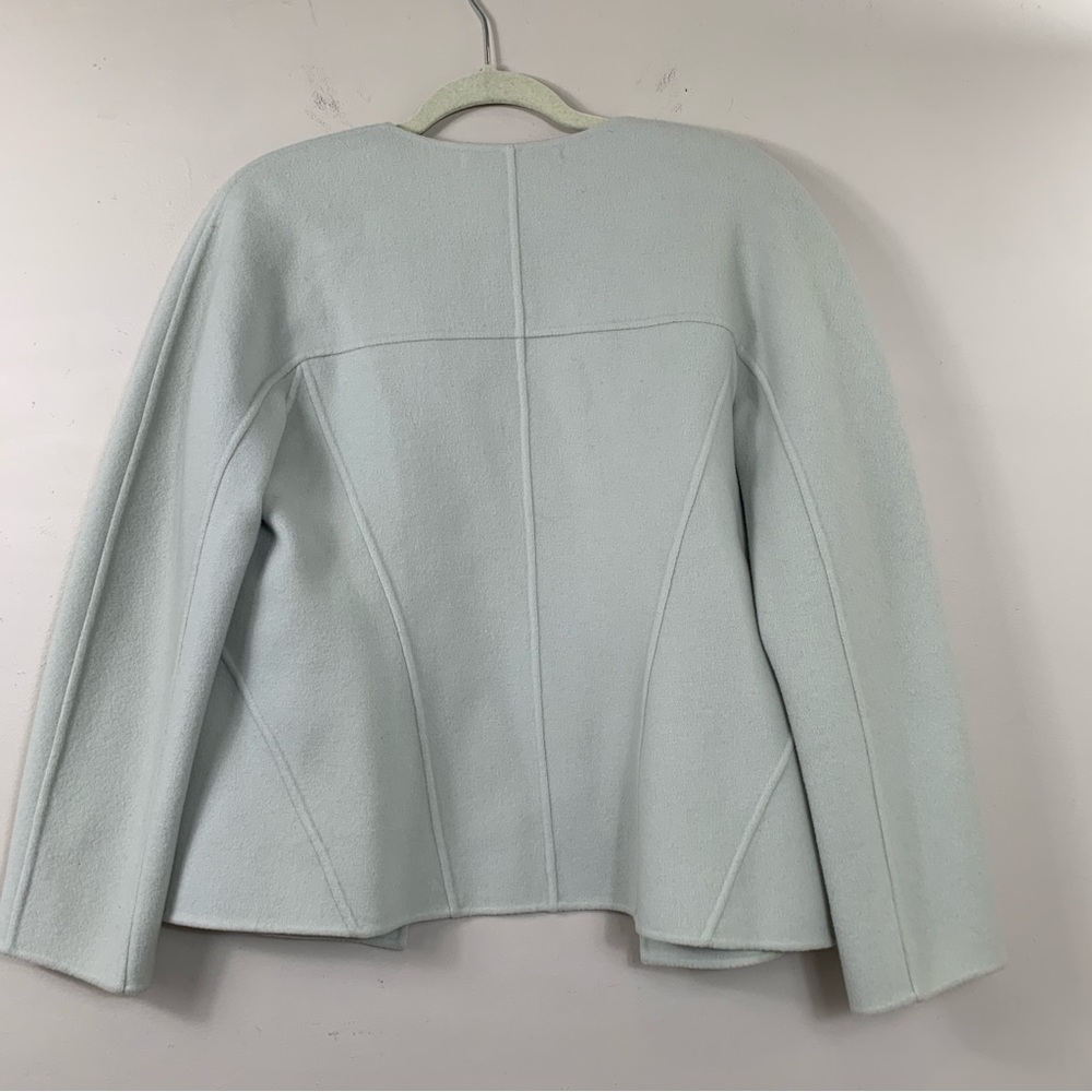 Linda Allard Ellen Tracy 100% Wool Blazer Cardigan size 8 - Picture 6 of 12
